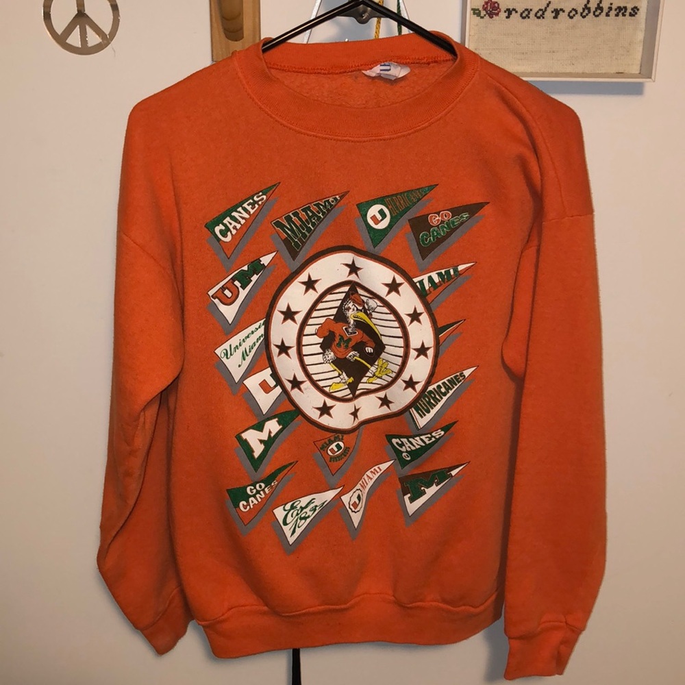 Vintage University of Miami Sweatshirt